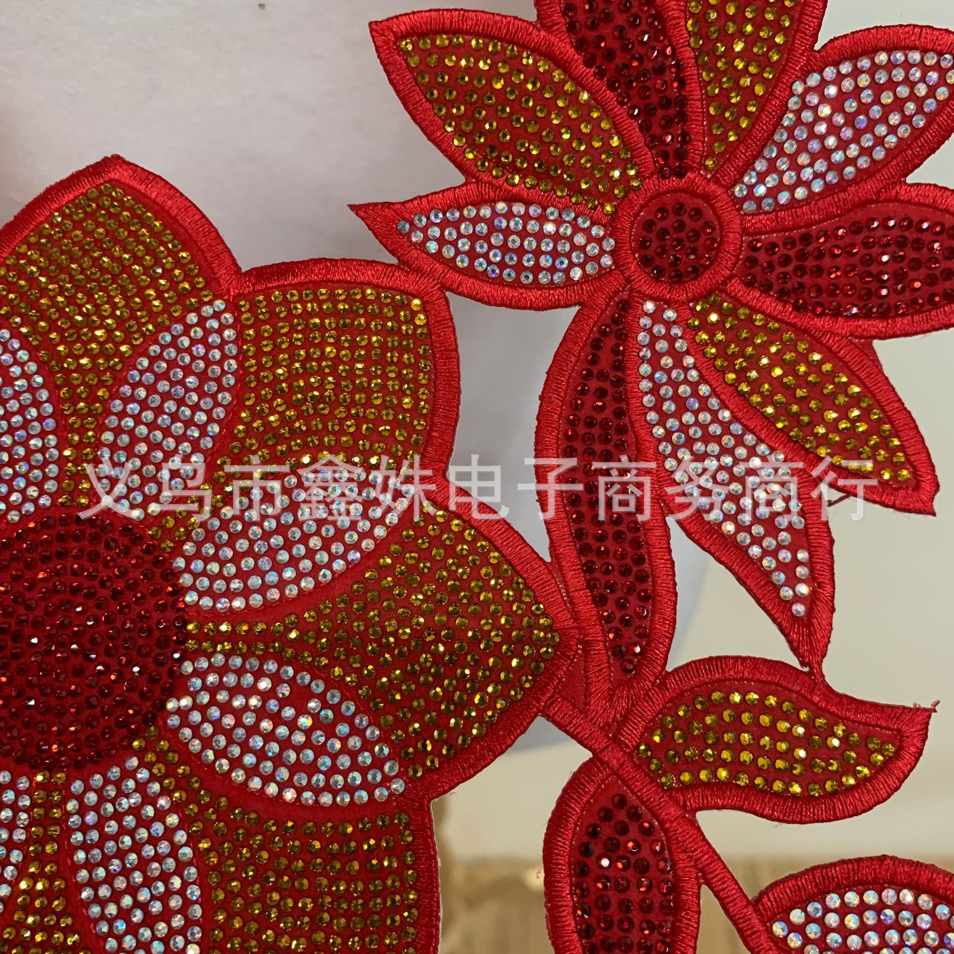 Full diamond back adhesive ironing DIY diamond-encrusted colored diamond shiny collar decoration fake collar collar accessories and auxiliary materials pic 25