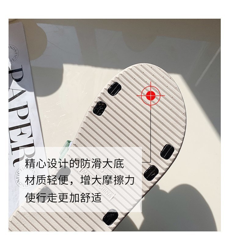 凉鞋女2023夏季新款时尚外穿平底沙滩防滑软底运动女凉鞋跨境批发详情18