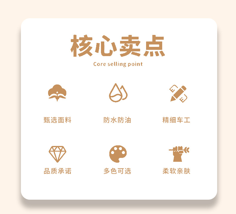 韩版家用防水防油围裙咖啡店工作服坎肩加大可印logo马甲工作服详情3
