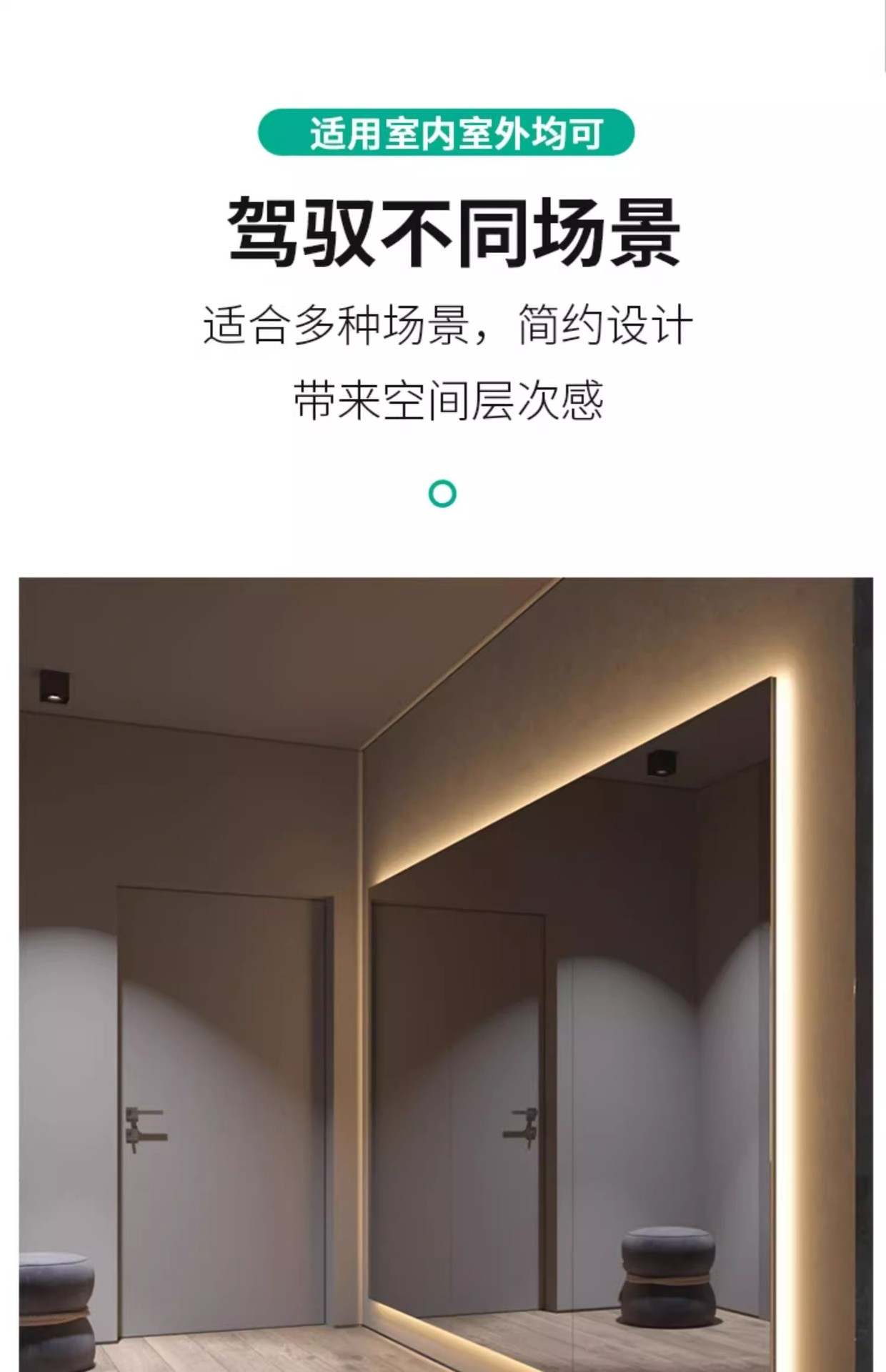 Ultra-thin led light strip 220v ultra-bright outdoor waterproof self-adhesive linear atmosphere home living room ceiling COB soft light strip pic 20