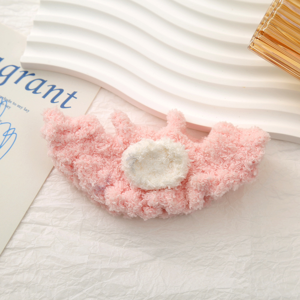 卡通毛茸茸迷你公仔服饰创意手工玩偶小娃衣软糯可爱换装头套配饰详情6