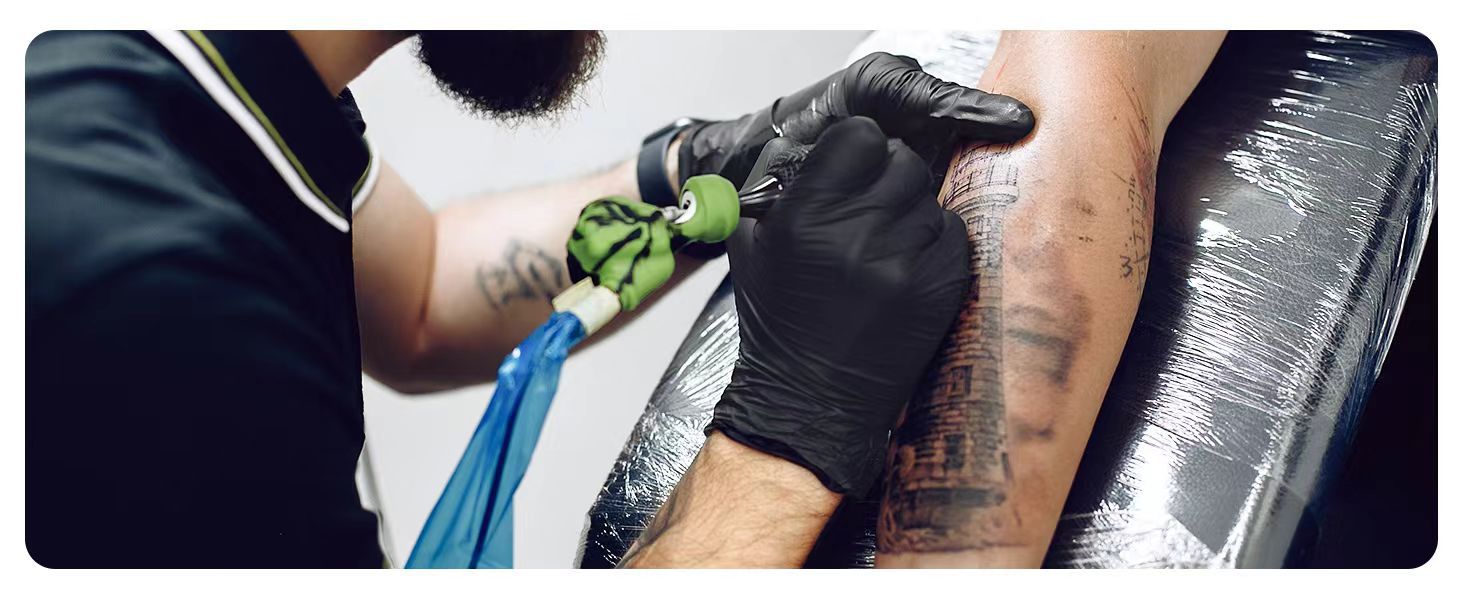 Nitrile gloves加厚防油防水清洁丁晴一次性家用日用高弹丁腈手套详情2