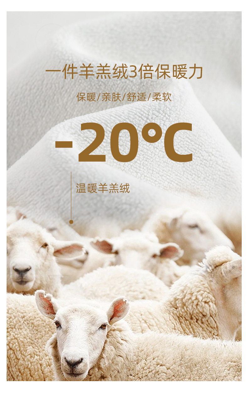 秋冬羊羔绒鲨鱼裤女外穿高腰提臀收腹保暖芭比裤蜜桃臀打底裤无痕详情10