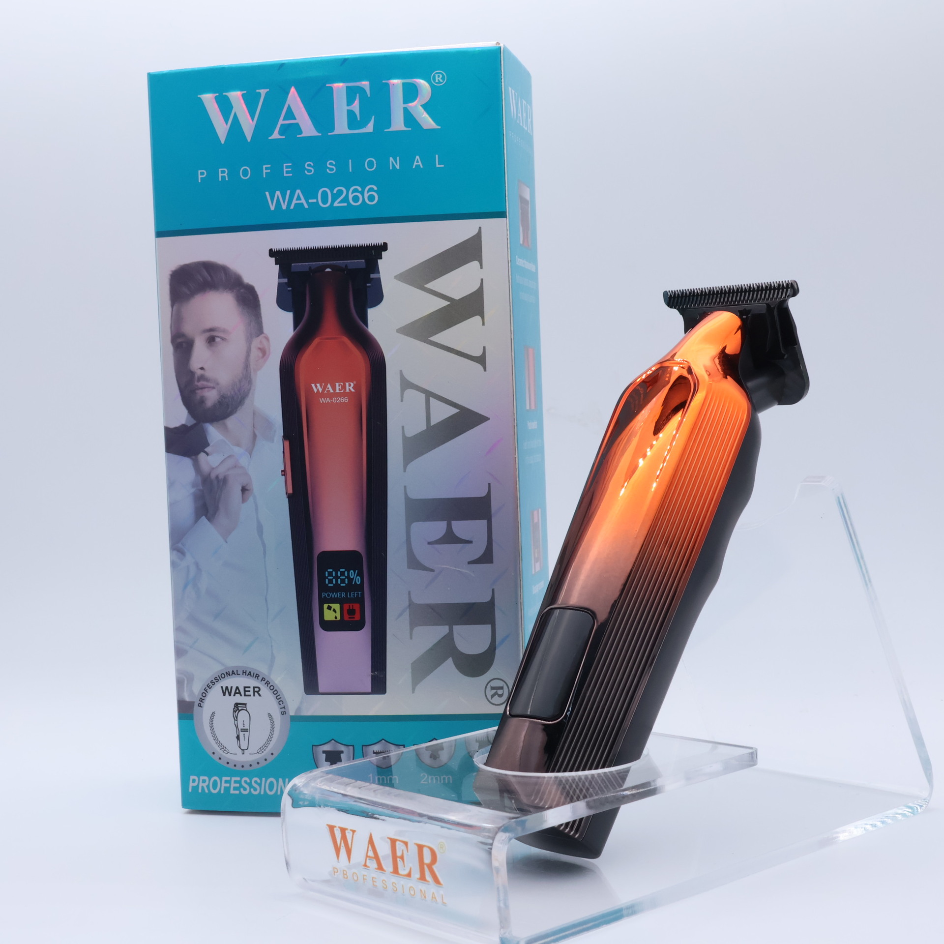 WAER新款电动理发剪雕刻不锈钢电推剪发廊专用大功率专业款电推子详情26