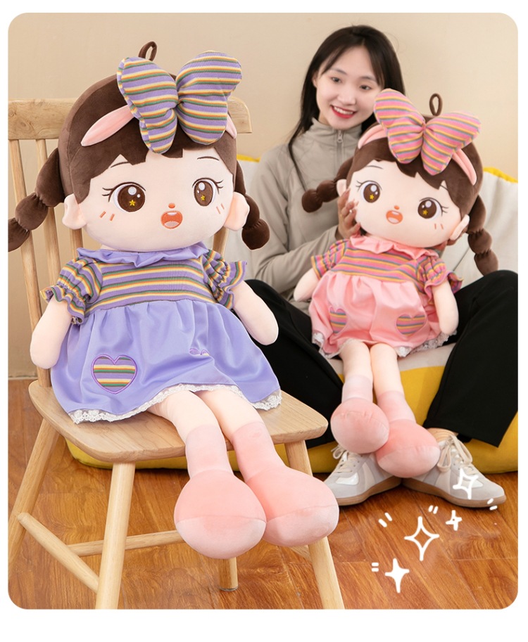 跨境新款可爱棉花娃娃菲儿玩偶毛绒玩具公仔房间摆件女生生日礼物详情17