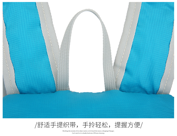 Wholesale of new cross-border outdoor folding bags with logo printing, hiking bags, water-resistant backpacks, and backpacks pic 32