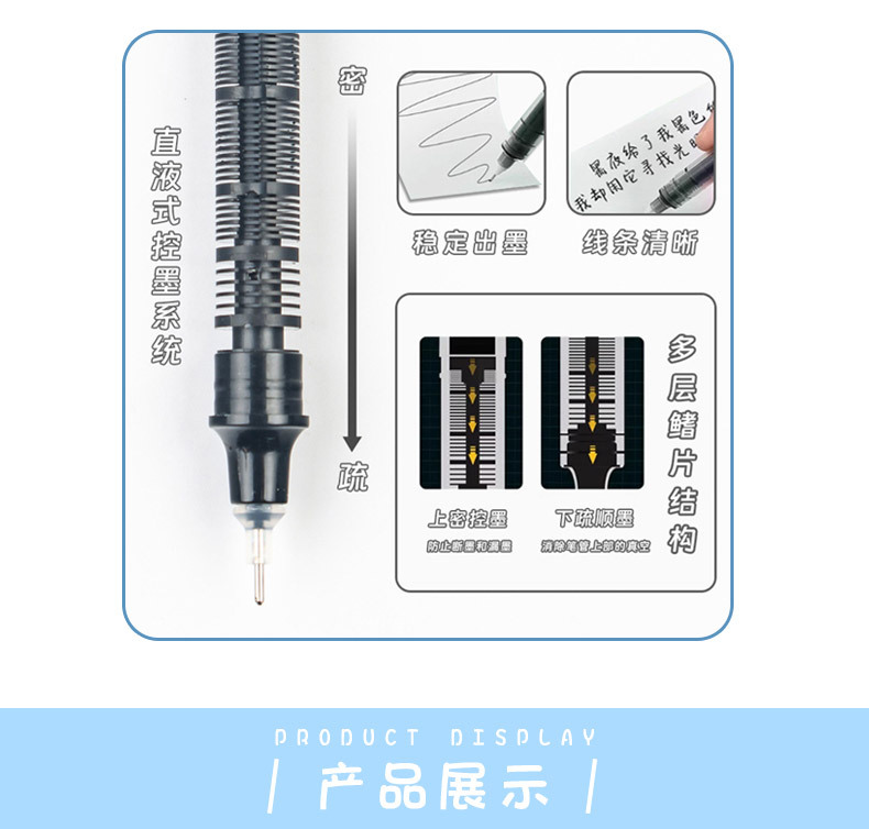 Cute cartoon crayon Shin-chan direct liquid quick-drying gel pen, ins style, high appearance level, student exam practice ballpoint pen pic 5