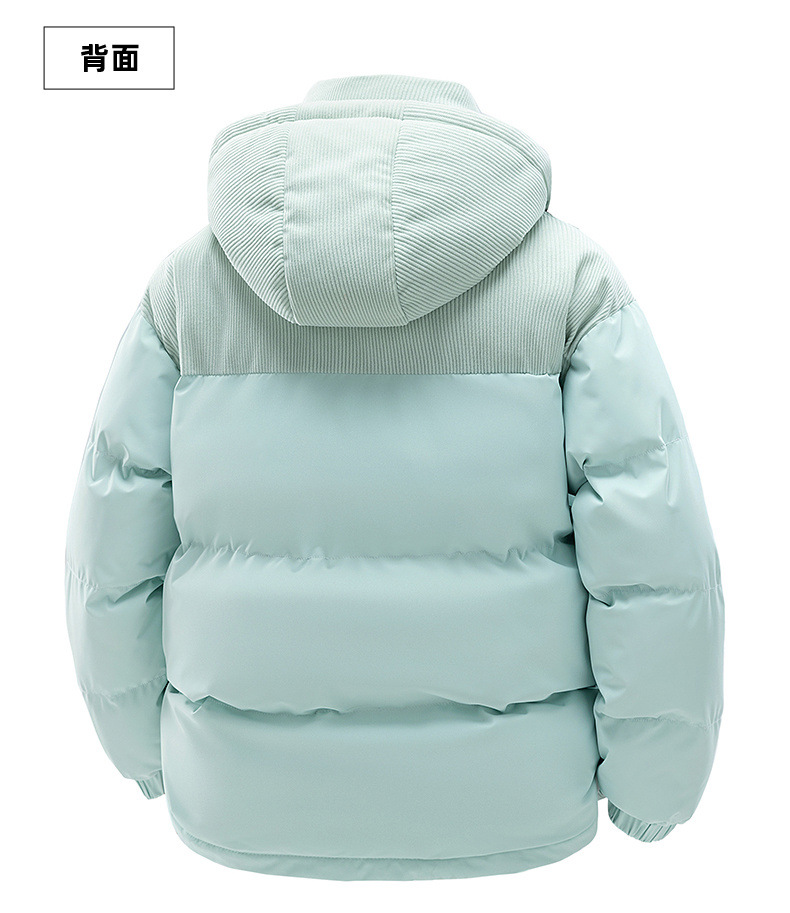 Cross-border cotton-padded jacket for men with fleece 2025 winter new style thickened warm and cold-proof cotton-padded jacket, cotton-padded coat, trendy, can be opened again pic 19