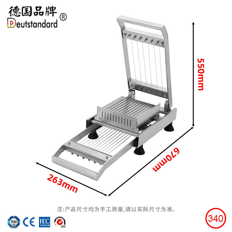 Factory direct sales of commercial manual chocolate cutting machines, cake and gummy candy cutting machines, and special cutting equipment for bakeries pic 3