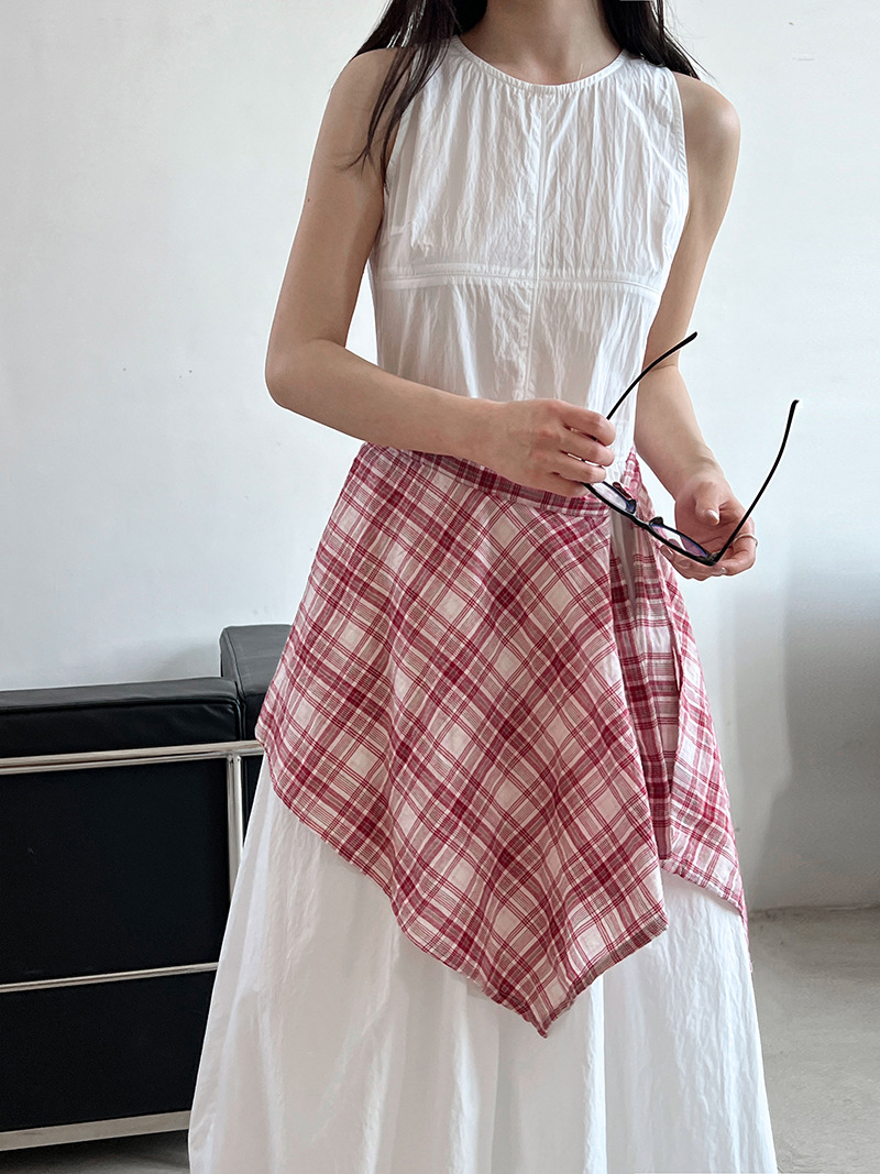 Luxi French sleeveless dress Summer new style loose vest long dress, beautiful puffy flower bud dress 5102 pic 29