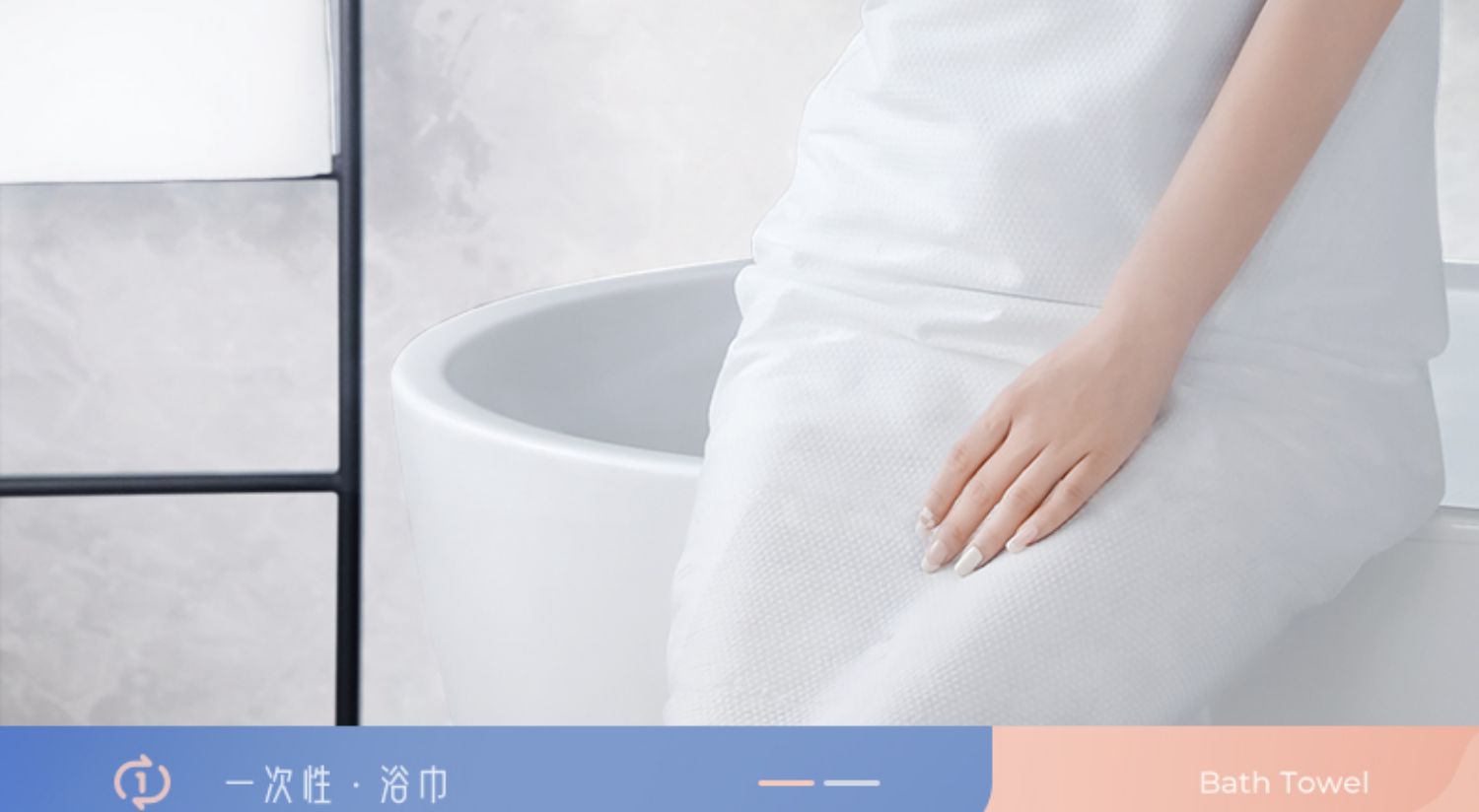 Disposable towel and bath towel set, individually packaged for travel, made of pure cotton, compressed, absorbent, thickened and enlarged, specifically for hotels pic 2