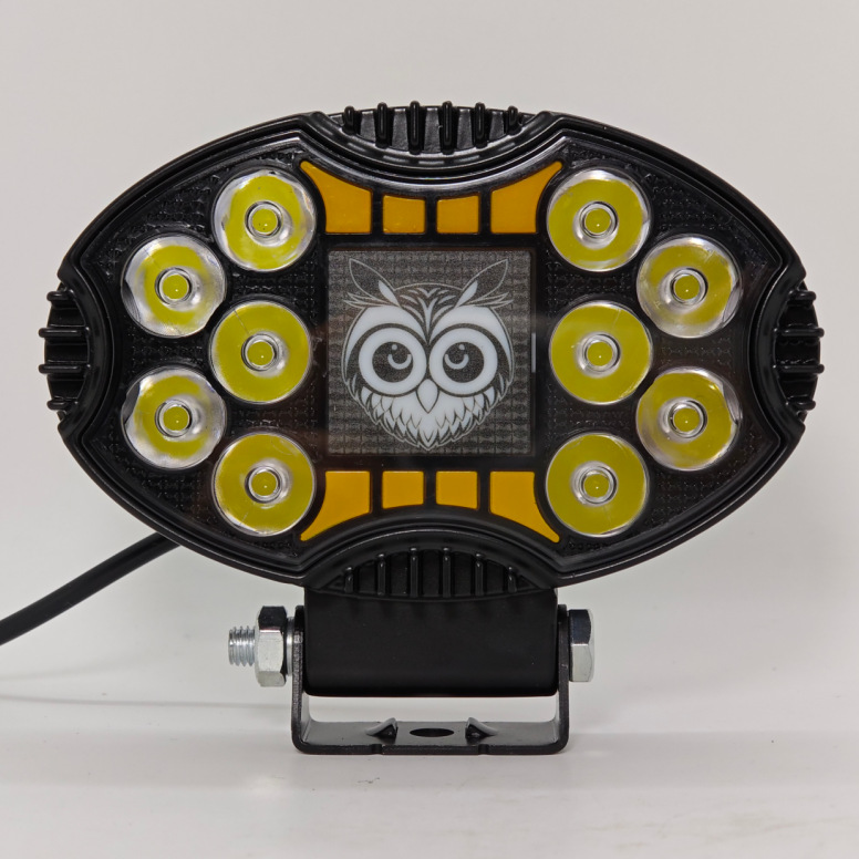 Round 4-inch square with daytime running lights, LED work lights, off-road vehicle spotlights, headlights and truck headlights pic 7