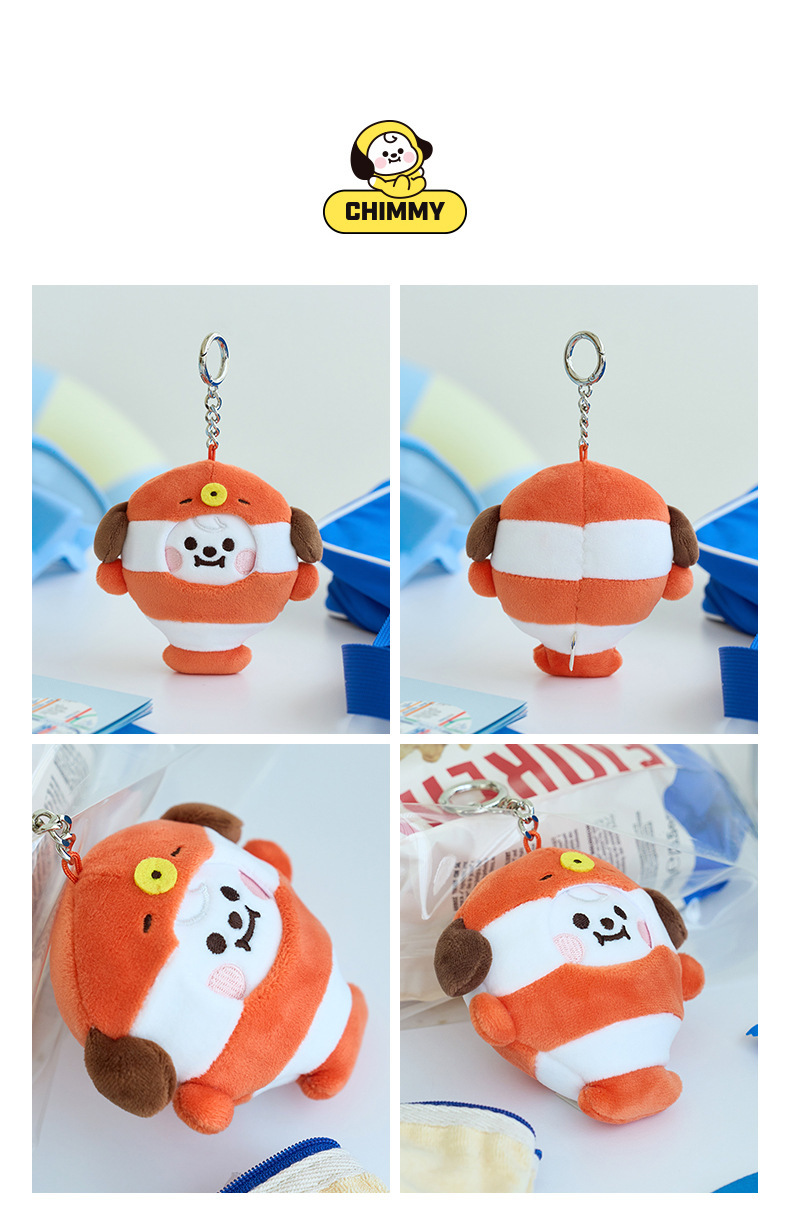 BT21海洋朋友系列毛绒钥匙扣可爱公仔挂件LINEFRIENDS玩偶娃娃礼品详情5