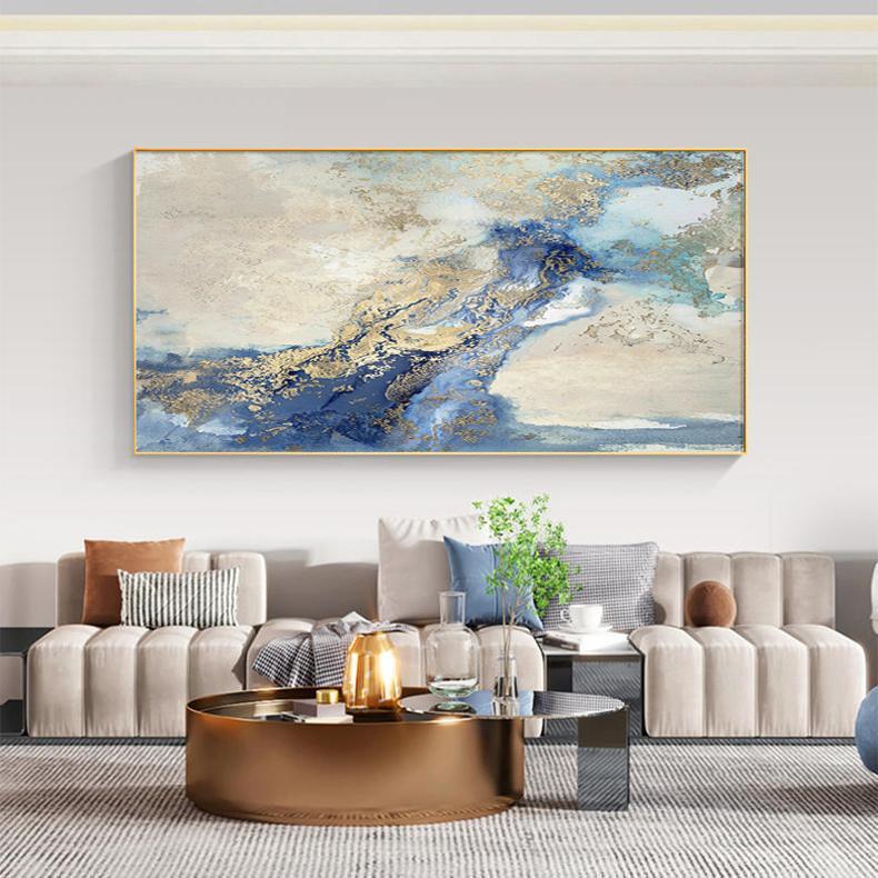 星空客厅装饰画抽象轻奢玄关画餐厅壁画落地画沙发背景墙墙面挂画详情13