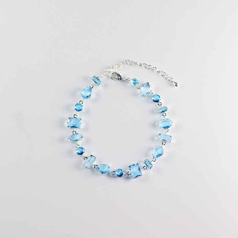 2026年爆款甜美风多巴胺锆石手链锆石镶嵌轻奢时尚百搭闺蜜手链详情4