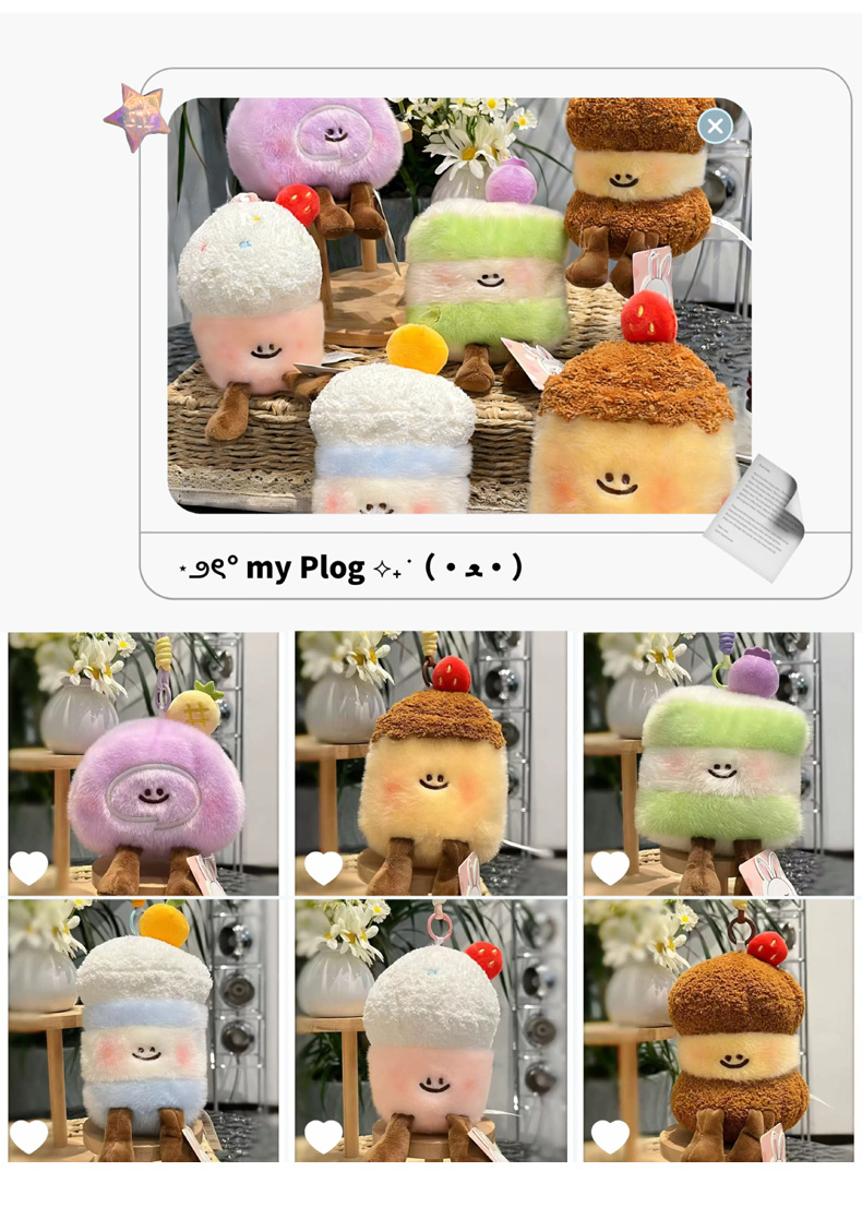 Wholesale of cute fruit and vegetable tables, fruit plush toys, watermelons, pineapples, strawberries, keychains, pendants and hand-held dolls pic 17