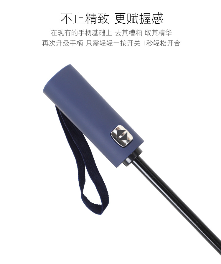 全自动折叠伞双骨加大码商务礼品广告伞批发可印LOGO雨伞详情6