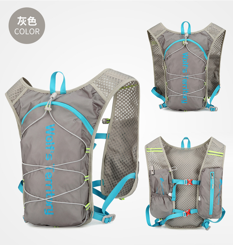 Outdoor cross-country backpacking, marathon running backpacking, hiking small mountain climbing backpack, mountain bike cycling, sports water bag backpacking pic 28