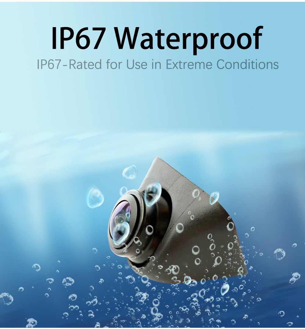 TVI vehicle-mounted camera 170° Adhesive type, no need for drilling, high-definition night vision, waterproof, universal reversing camera pic 8