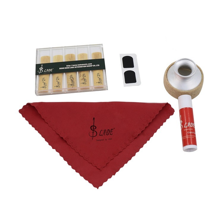 Wholesale of SLADE soprano saxophone accessories, 5-piece saxophone set, muffler, reed, cork paste, dental pads, and cleaning cloths pic 7