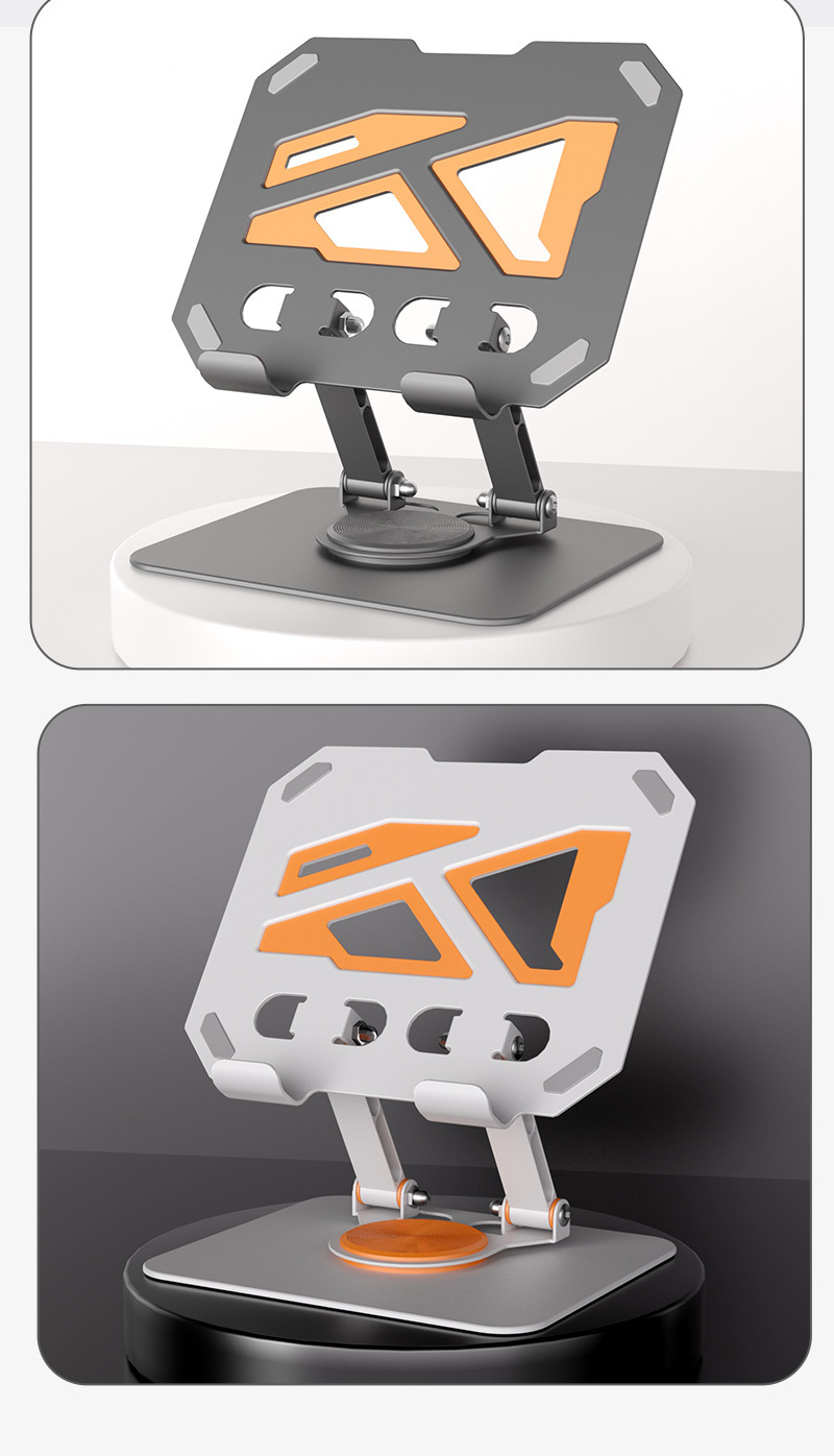 金属平板电脑支架可360°旋转折叠直播追剧桌面人支架跨境批发详情13