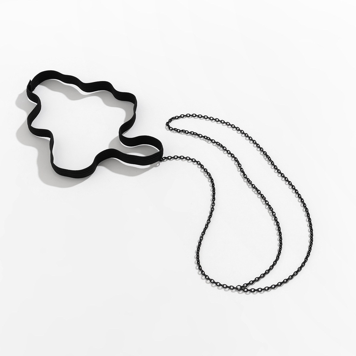 欧美跨境饰品性感链条金属腿环休闲身体链弹力带流苏辣妹大腿链详情19