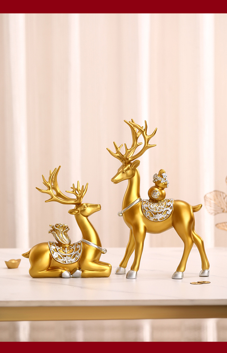 乔迁新居轻奢创意家居挂件客厅电视柜桌面装饰批发详情3