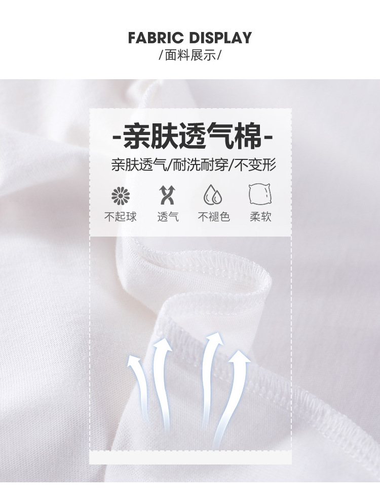 【热销代发】2024纯棉爆款短袖T恤女装ins夏复古潮流印花时尚百搭详情5