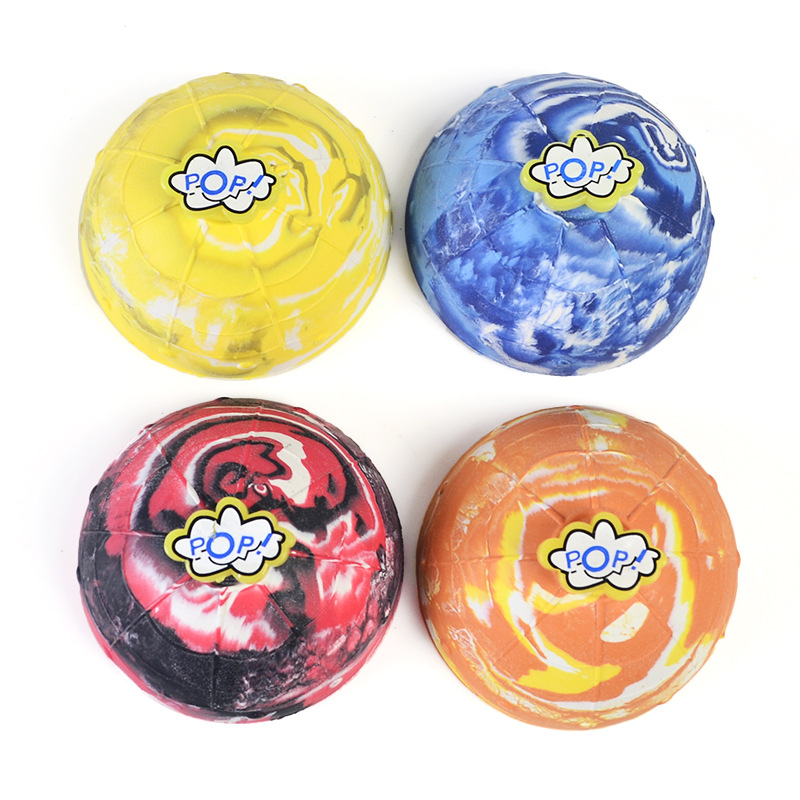 Cross-border bestseller Cloud Button POPS, Mushroom Half Ball, bouncing spinning top, novel and special stress-relieving toy pic 9