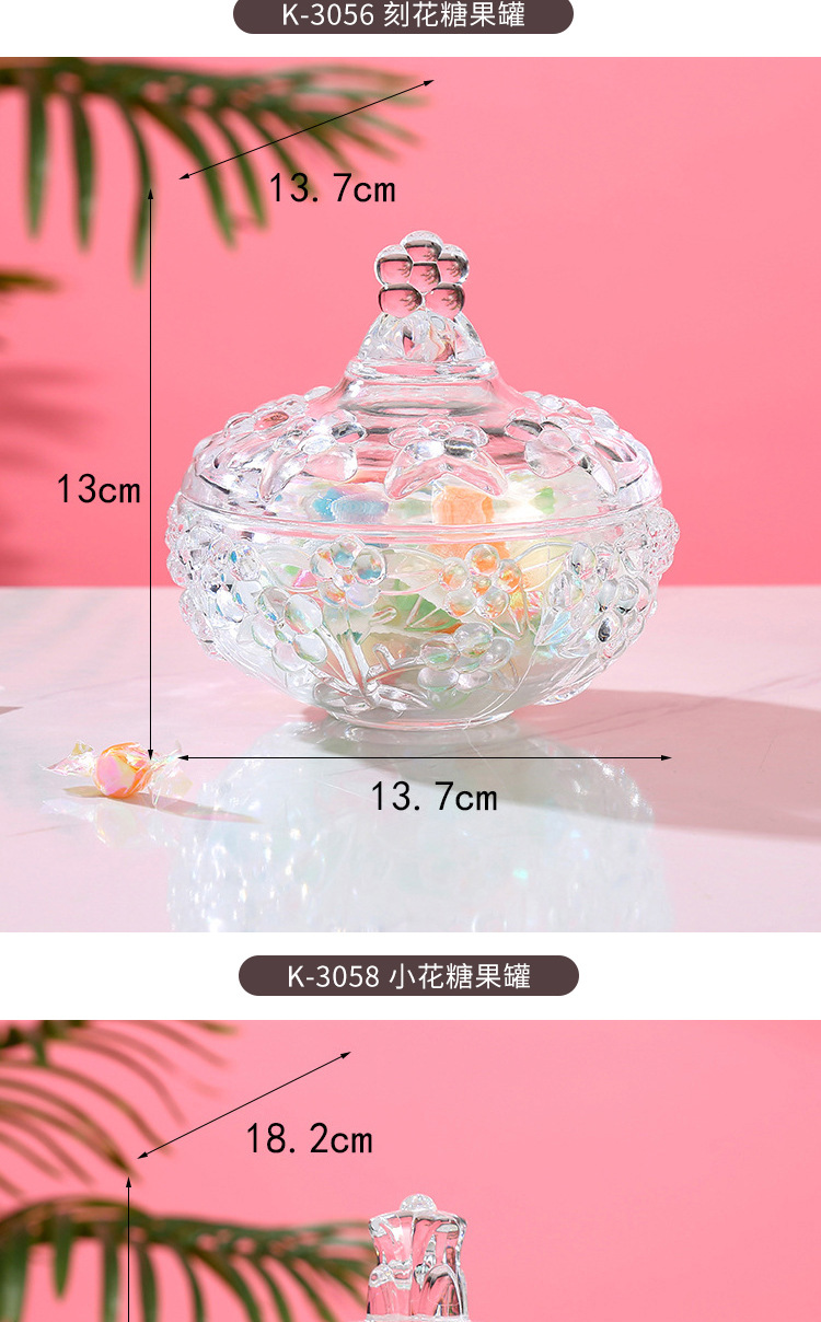 新款密封罐家用厨房收纳食品级透明亚克力收纳盒杂粮糖果储物罐详情20
