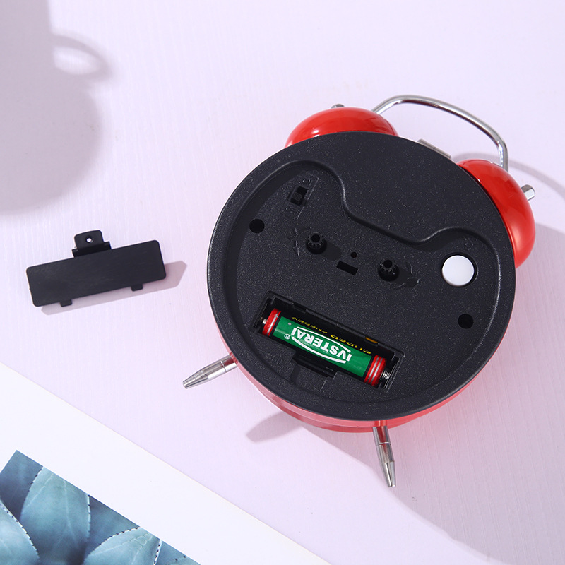 批发创意个性金属学生儿童卧室床头电池定时圆形数字刻度打铃闹钟详情10