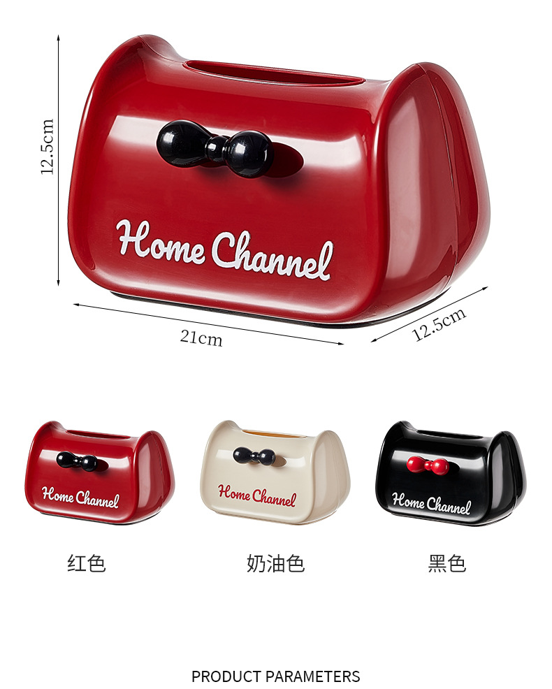 Personalized tissue storage box, home creative napkin box with spring, living room coffee table, bedside dopamine tissue box pic 2