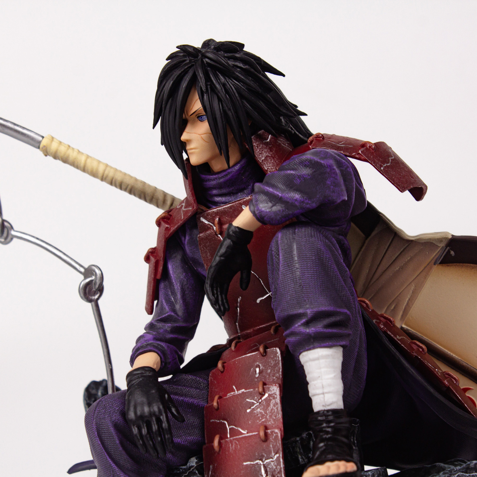 火影忍者门神宇智波斑GK雕像坐姿手办模型摆件动漫周边玩具批发详情3