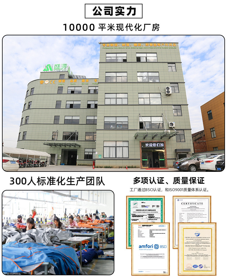 盛源户外多功能防水地布210*200cm遮阳地席简易天幕帐篷防潮详情2