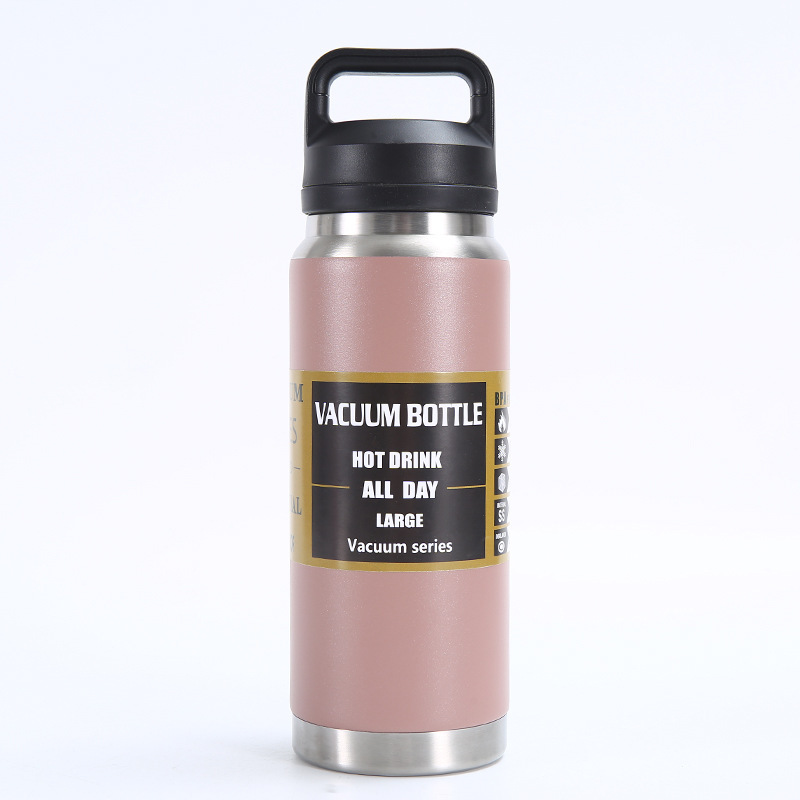 New large-capacity 304 stainless steel insulated cup for foreign trade, outdoor portable double-layer car cup, mountain climbing sports water bottle pic 20