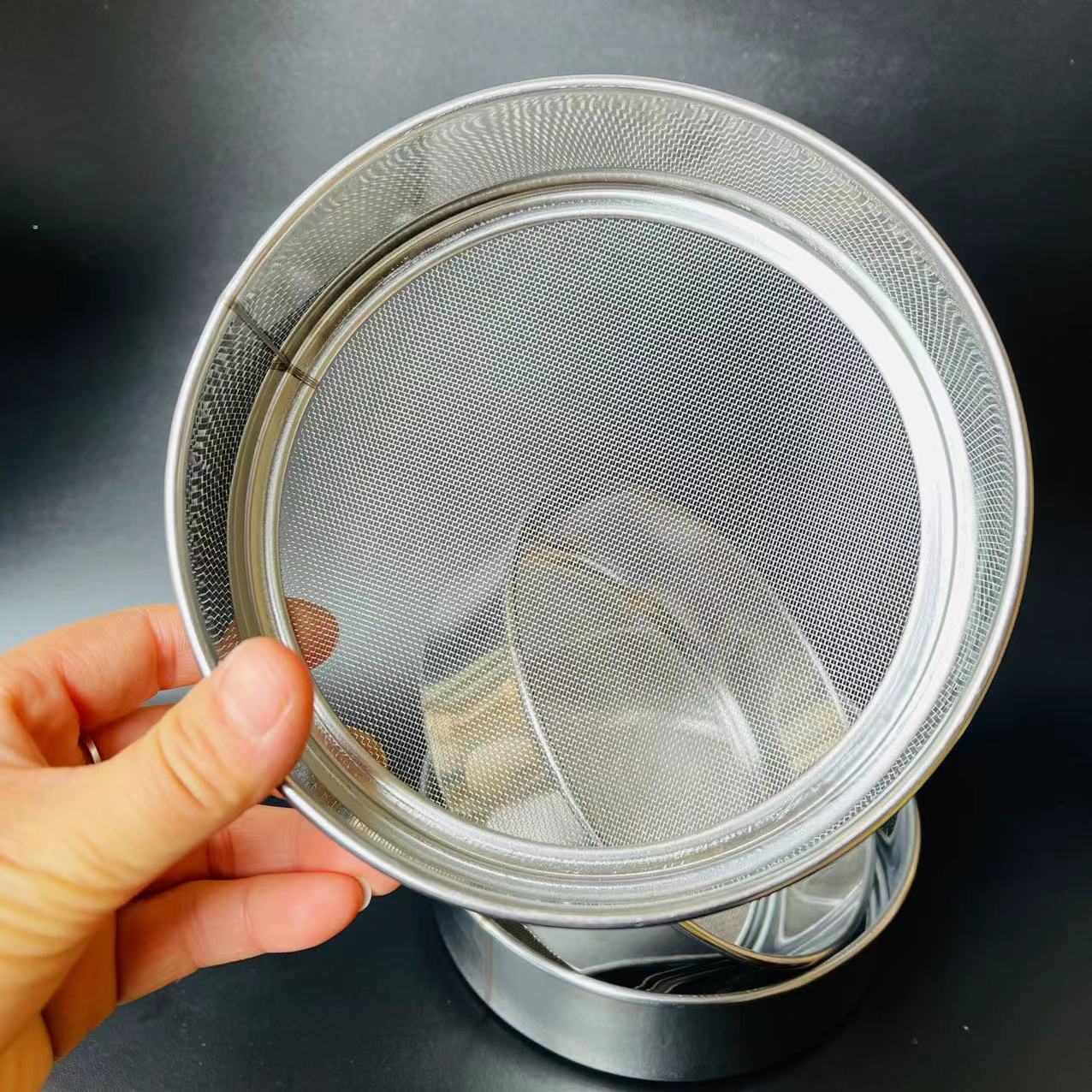 【 Zone 2-1 】15cm flour sieve 160 yuan per box, 15cm household round flour sieve, filtering flour sieve, kitchen flour basket, tool sieve, wholesale 2 yuan pic 6