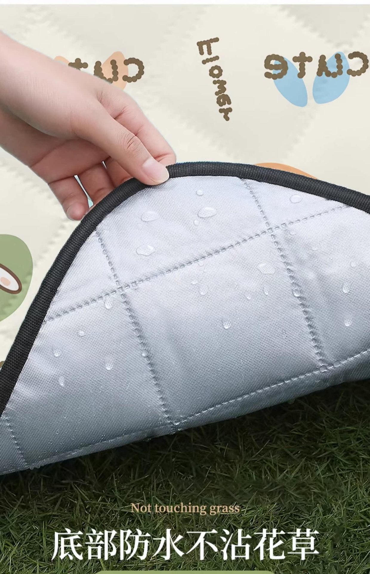 加厚野餐垫防潮垫户外地垫便携户外露营野炊防水春游帐篷草坪坐垫详情7