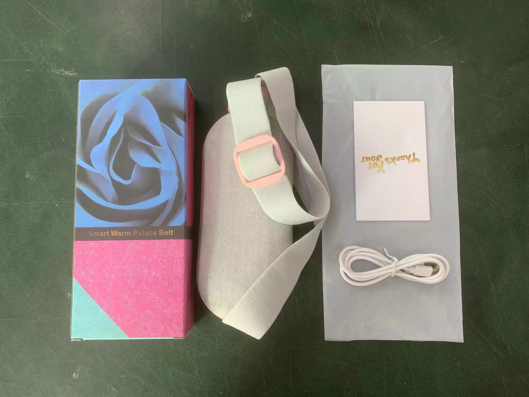 跨境热销加热暖宫宝暖宫腰带大姨妈神器护腰震动按摩仪缓解痛经详情2