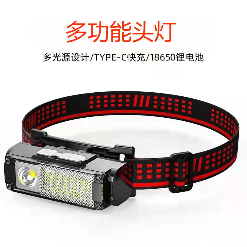 Ультраяркая лампочка COB lightning LED на открытом воздухе, альпинистско-альпинистско-альпинистско-альпинистская ночь, ярко-светящая с пластиковой головкой pic 3