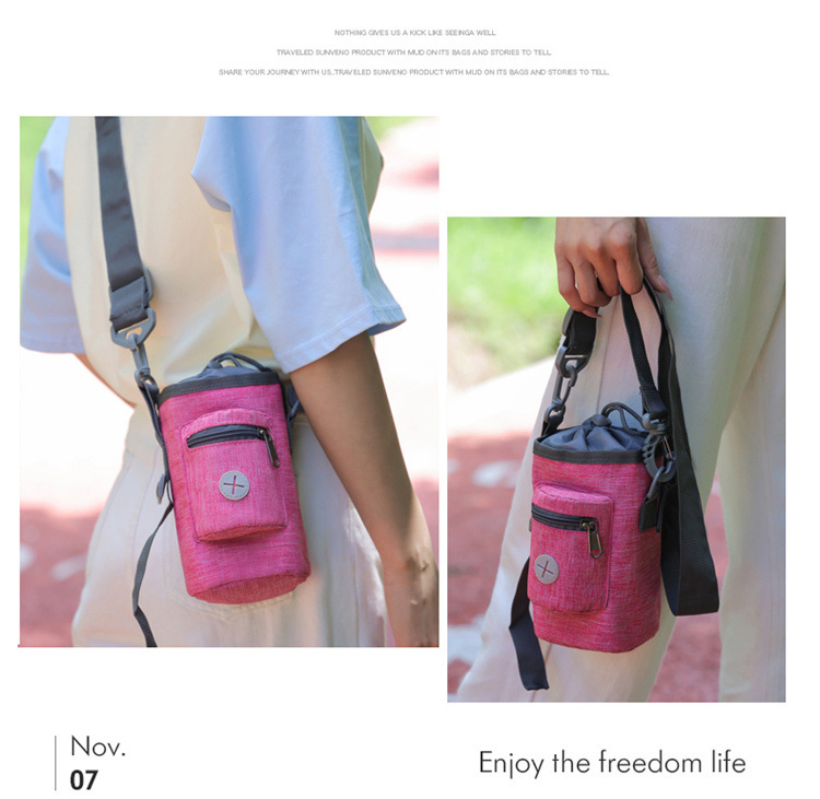 Pet training bag, portable snack bag for dog outings, dog walking bag, multi-purpose pet garbage collection bag, dog training waist bag pic 8
