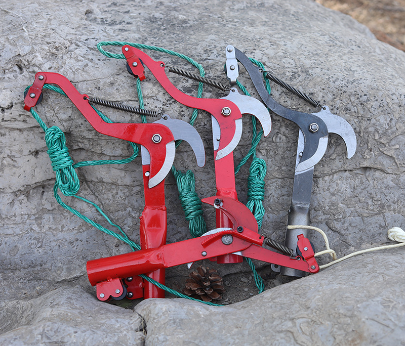 五金园林农用工具高空剪黑色带绳滑轮果枝剪枝剪带夹摘果高枝剪刀详情19