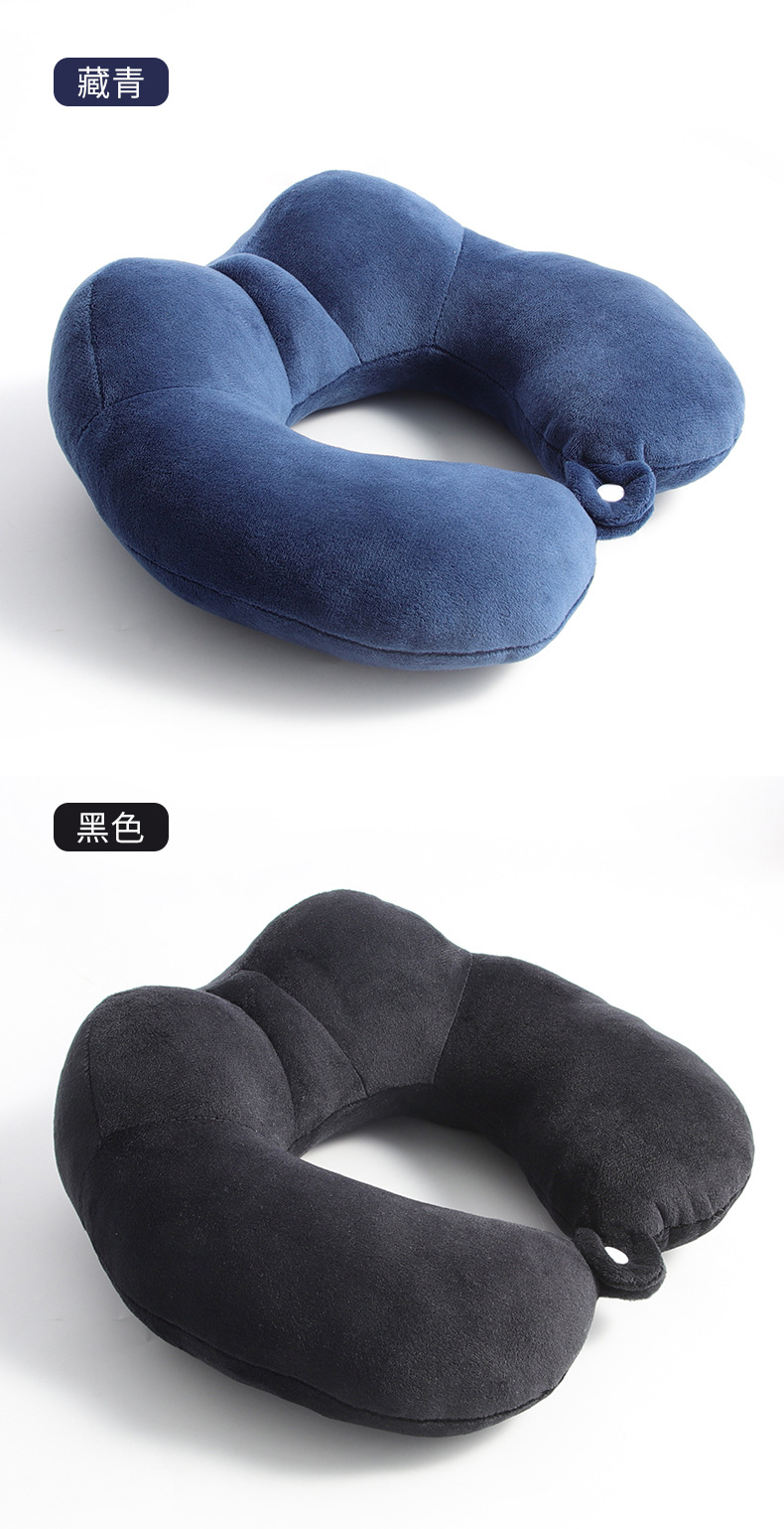 厂家大量现货驼峰u型枕定制LOGO创意PP棉记忆棉u型枕头多功能颈颈详情11
