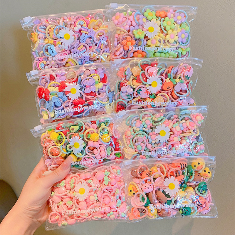 宝宝发圈发小皮筋头绳高弹力橡皮筋女童发绳头饰儿童发饰饰品详情26