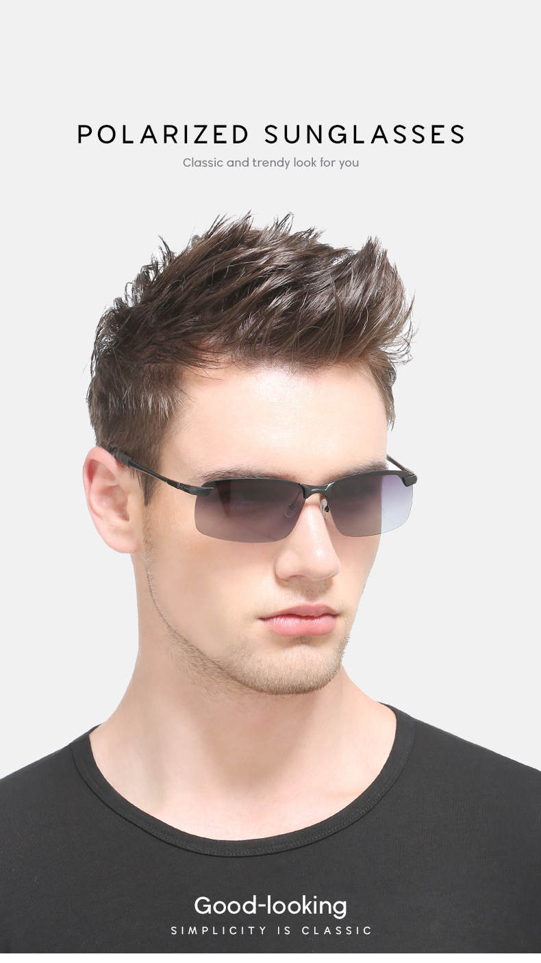 墨镜太阳眼镜3043太阳镜男变色太阳镜日夜两用墨镜偏光太阳镜批发详情11