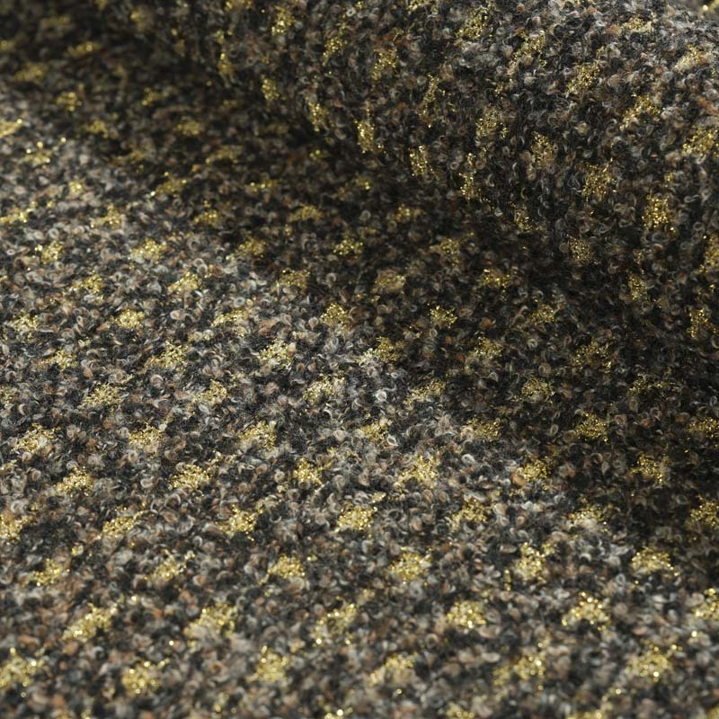 Mokashi autumn and winter chanel-style fabric creative bright silk woven suits, suits, hats, bags and accessories DIY fabric pic 9