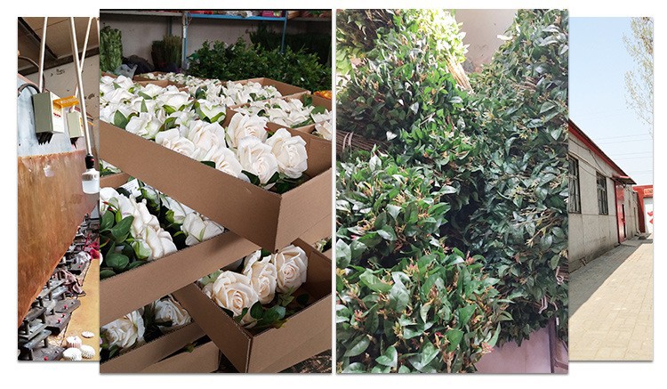 4-pronged violet, artificial rose, flying swallow, silk fabric, wedding hall, outdoor home decoration, ceiling flower wholesale bouquets pic 4