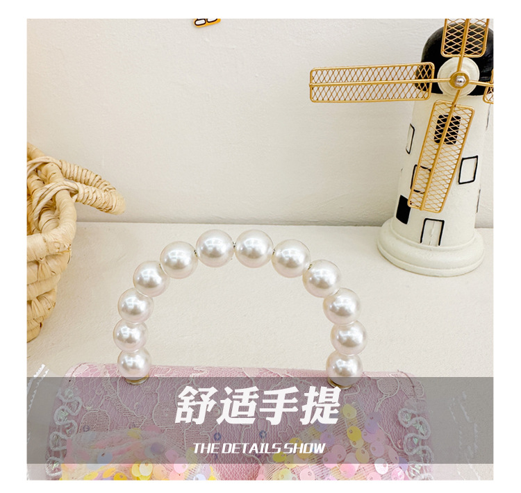 儿童配饰包新款洋气小众设计珍珠单肩斜挎包小女孩幼儿园链条手提详情8