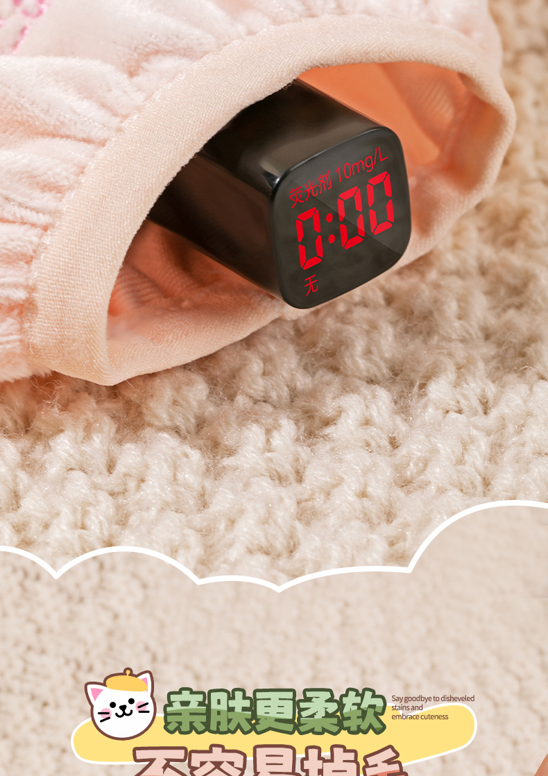 儿童袖套防水防污保暖袖套可爱宝宝护袖小孩儿童卡通绒布秋冬袖套详情7