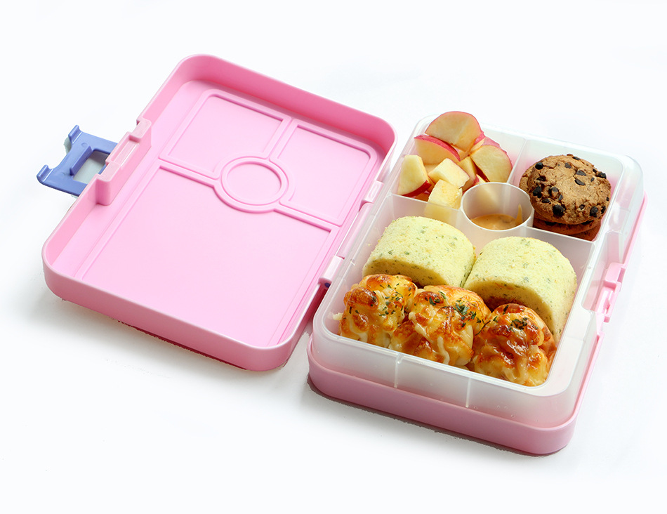 Straps - Lunch box, student bento box, sandwich box, single-layer European and American snack box pic 2