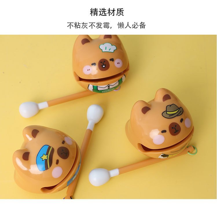 可爱萌宠敲佛系功德小木鱼系列车载桌面摆件儿童礼物厂家直销批发详情5